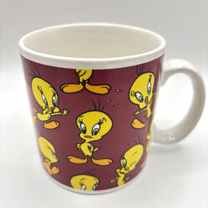 Vintage 1994 Tweety Bird Warner Bros Looney Tunes Coffee Mug Tea Cup Applause